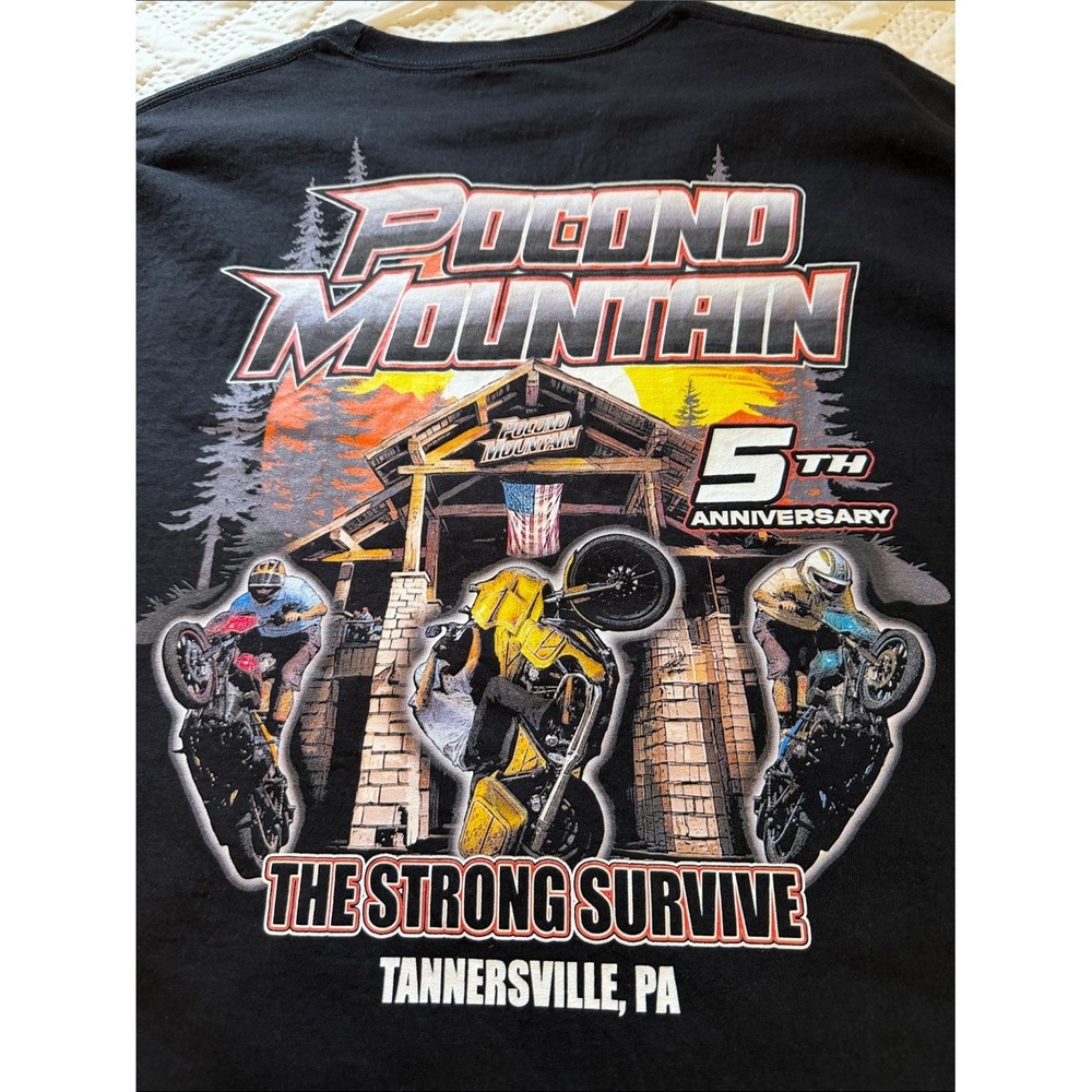 Pocono Mountain Harley Davidson Graphic T-Shirt men's size XL
